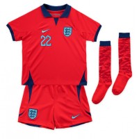 Dječji Nogometni Dres Engleska Jude Bellingham #22 Gostujuci SP 2022 Kratak Rukav (+ Kratke hlače)